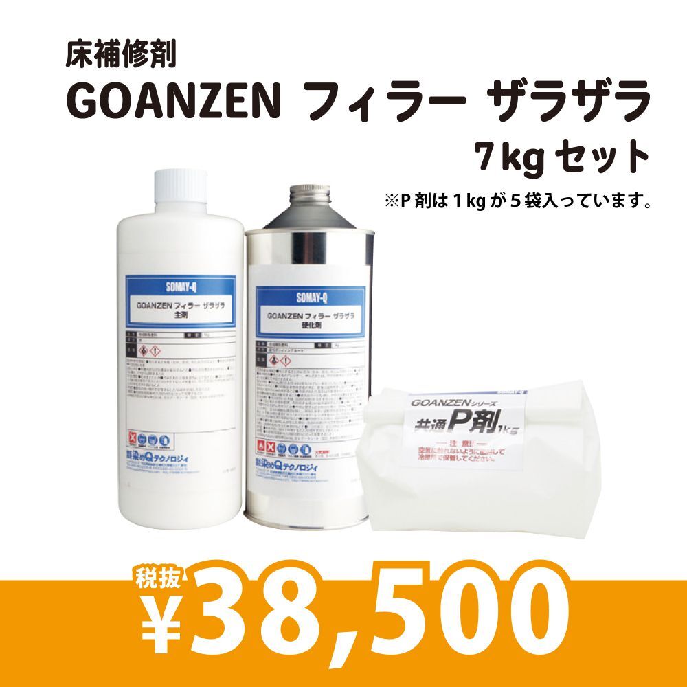 GOANZENフィラーザラザラ　主剤/硬化剤/P剤セット