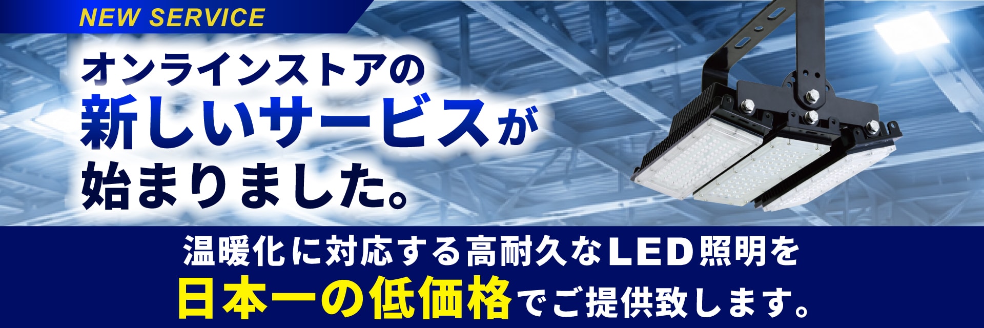 オンラインストアの新しいサービスが始まりました。