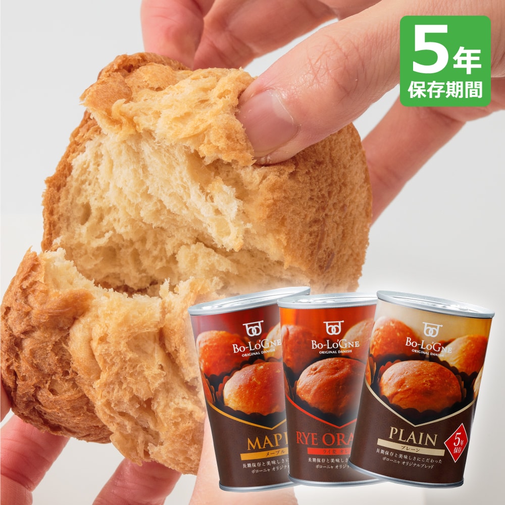 常温保管の5年保管ブリオッシュパン×72缶入り商品です。